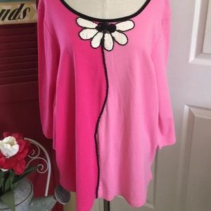 Quacker Factory cotton t shirt